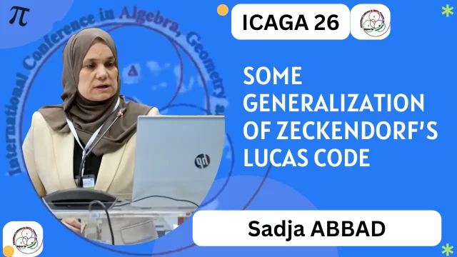 Some generalization of Zeckendorf&rsquo;s Lucas code, by Sadjia ABBAD
